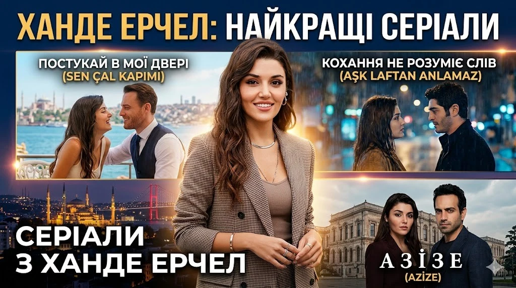 Серіали Ханде Ерчел, які точно варто подивитись